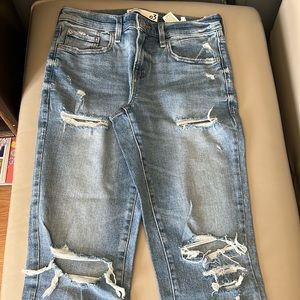 GARAGE Ankle Straight Jeans